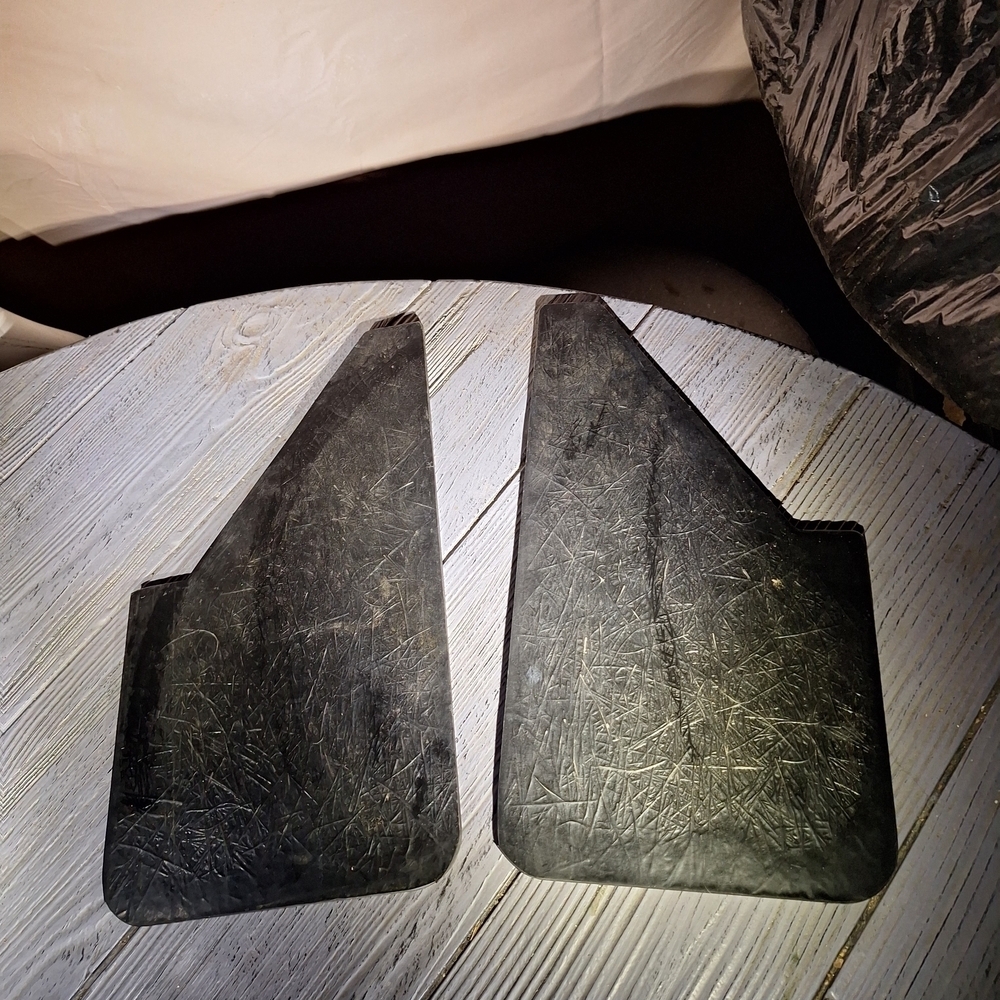 Harley-Davidson Black And Orange Mud Flaps Universal - Picture 3 of 8